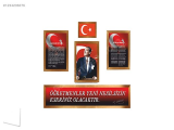 1234236076 ATATÜRK KÖŞESİ 5 PARCA ALTİNYALDİZ ÇERÇEVELİ