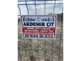 Akdemir Çit, beton direk, jiletli tel, panel çit ve çim çit hizmetleri sunar. Her türlü çit işlerinize montaj yapılır.05413555382